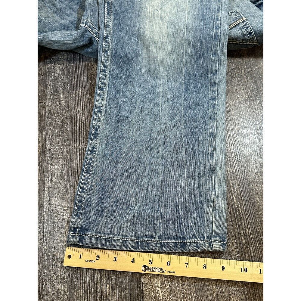 TK Axel Men's Slim Boot Cut Jeans Light Wash Blue Denim Stretch Pockets 38 X 29* - Picture 16 of 16